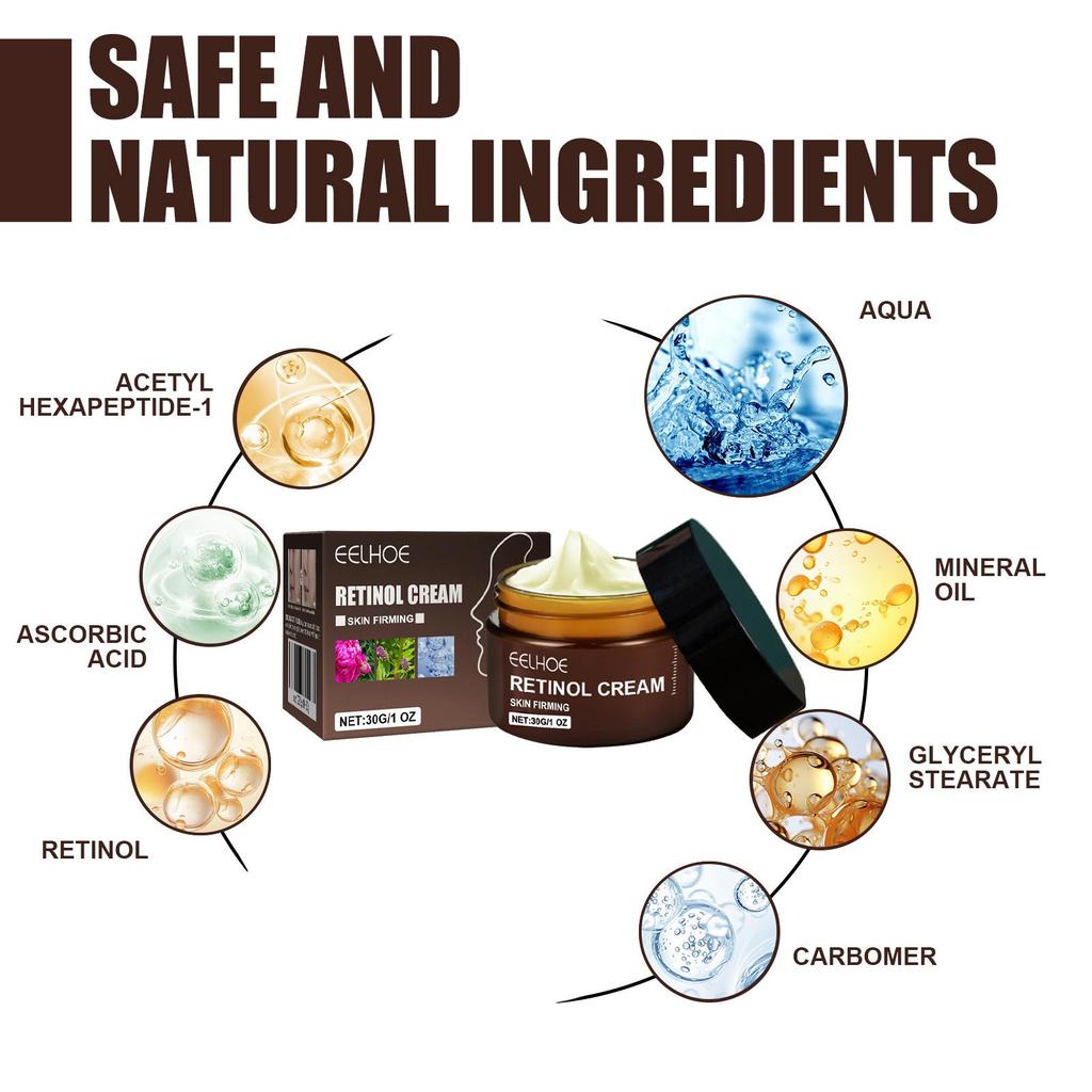 EELHOE Retinol Cream – Anti-Aging, Firmness, Brightening, Hydrating Face Cream for Skin Care