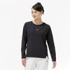 Training Wear Soft Dry UV Protection 32MAD304 Black XL [Mizuno] T-Shirt (Long Sleeve) Sweat-wicking, Quick-drying, Women's