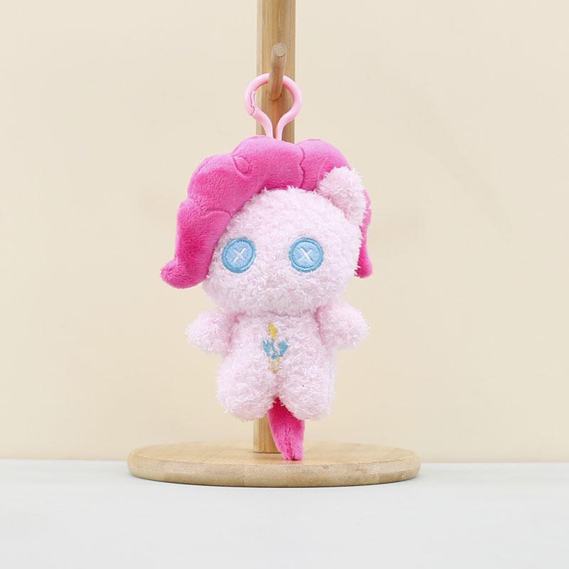 Cute Miniature Horse Plush Pendant Keychain Charming Stuffed Animal For Kids