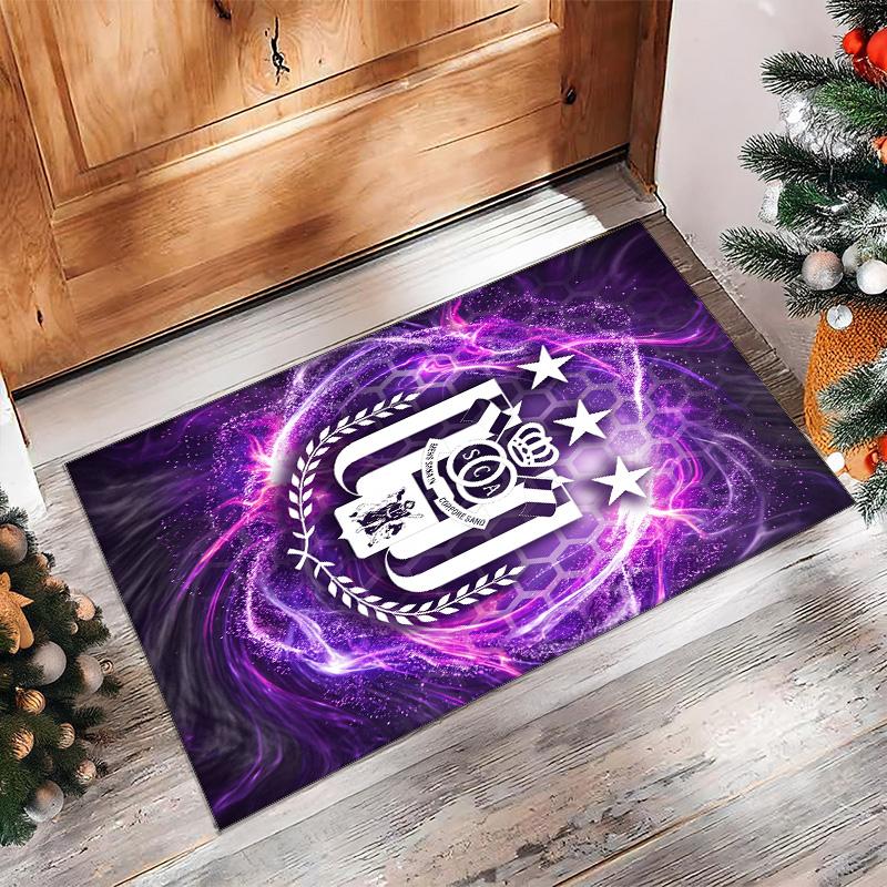 Anderlecht FC Voetbal Patroon Zacht Vloerkleed Antislip Binnen Vloerkleed Sport Decoratie Mat voor Slaapkamer