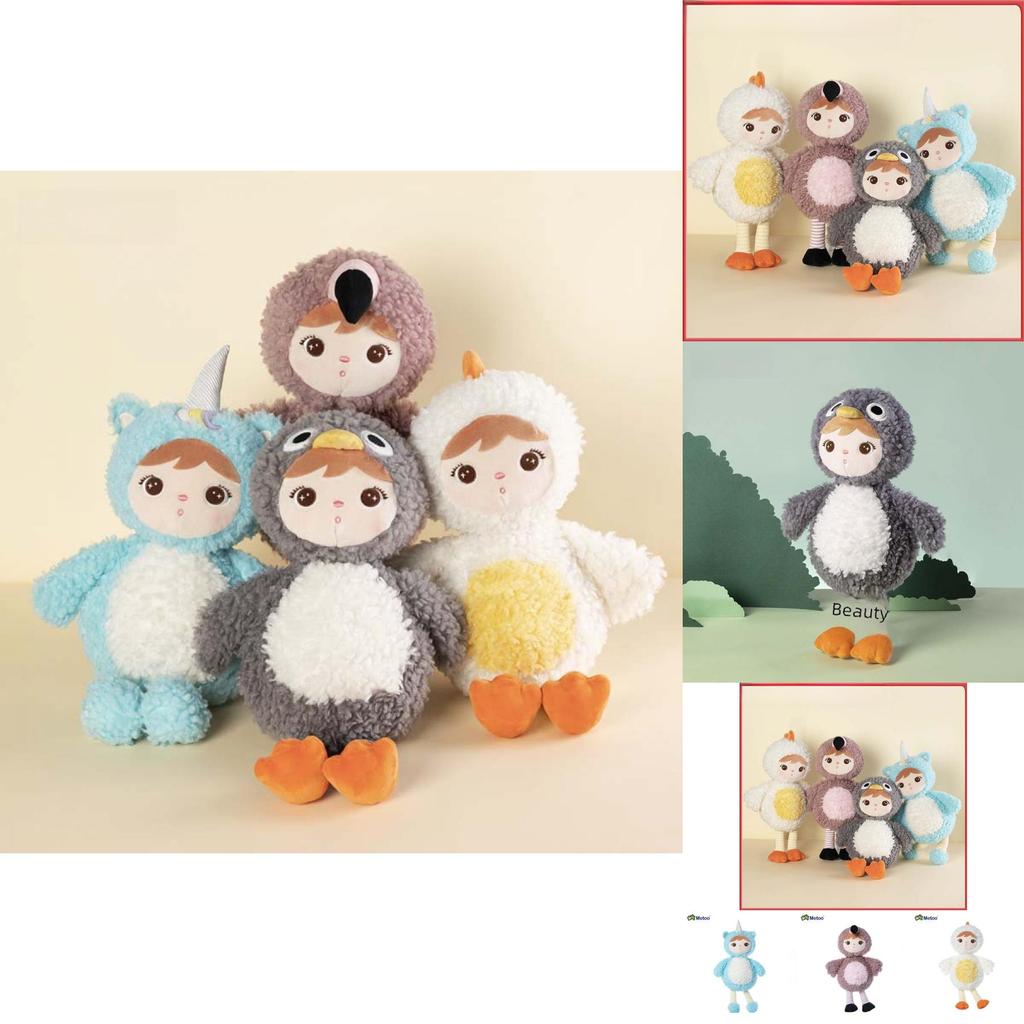 Adorable Long Plush Unicorn Flamingo Penguin Chicken Stuffed Animal Toys