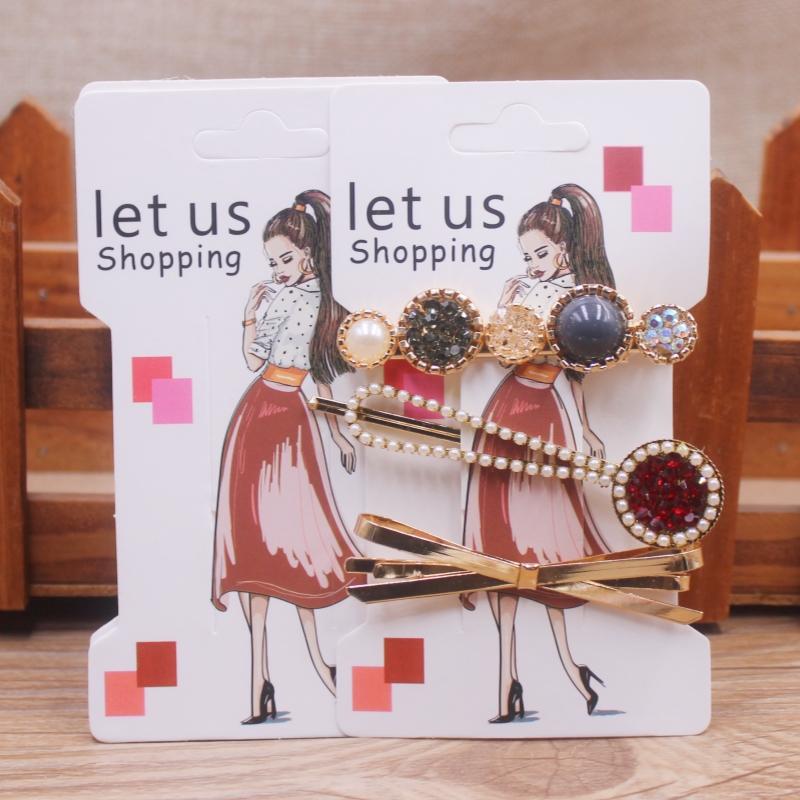 50 Pcs 11.5x6.5cm Square White/brown Hair Card Jewelry Bag Hair Card Black Blank Paper Hair Card or Jewelry Display Card