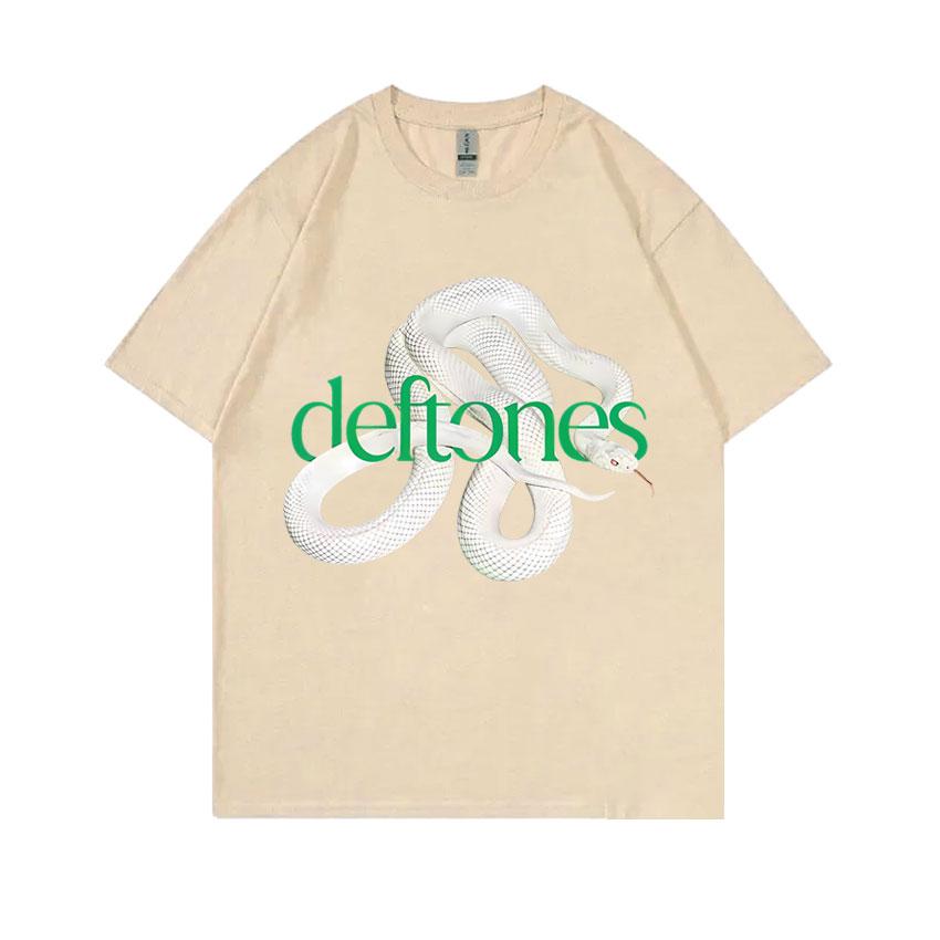 

Rock Band Deftones T Shirt Private Music Snake Graphic T Shirts Men Women Vintage Alternative Heavy Metal Oversized T-shirt Tops XXXL хакі