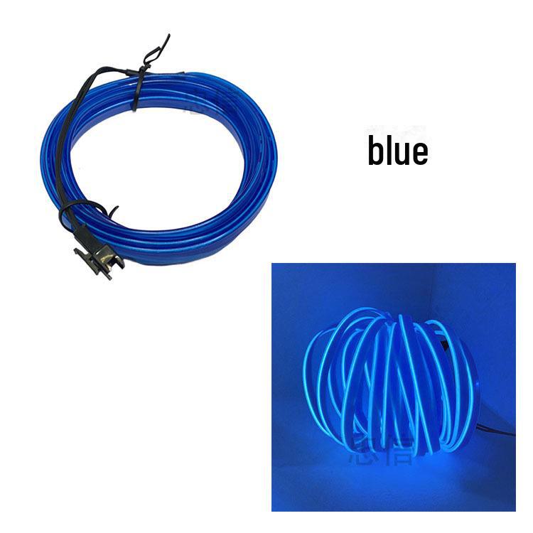 5m Clip-On LED Interior Cold Light for Cars and Motorcycles