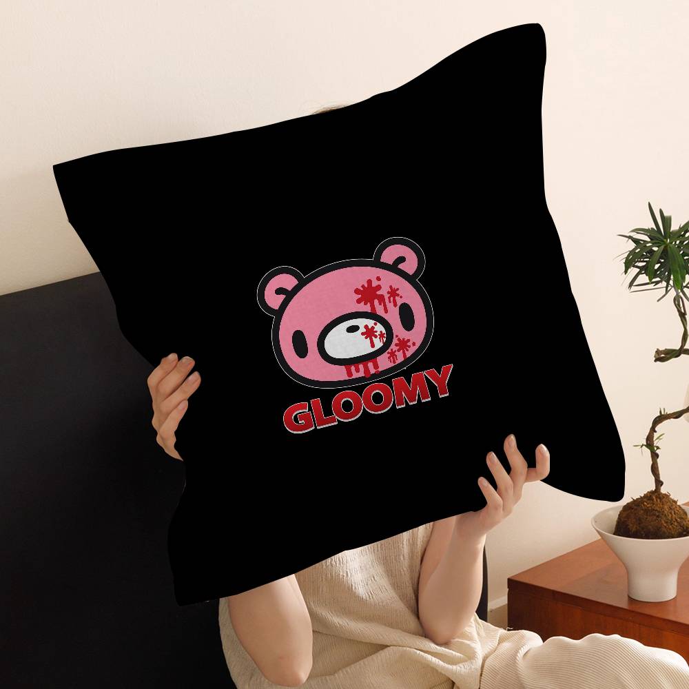 G-Gloomy B-Bear Personalized Pillow Dust Cover Bedroom Kids Party Decoration Pillowcase Birthday Children Gift