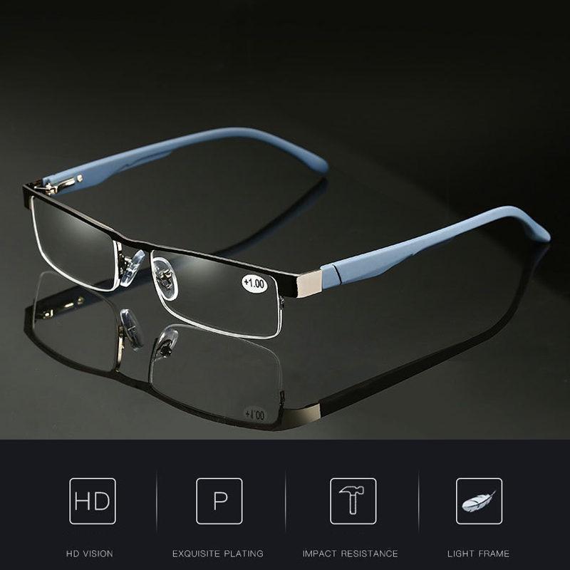 Kurzsichtige Brille ultra leichte HalbrahmenMyopieBrille in der Nähe 1.04.0 günstig im