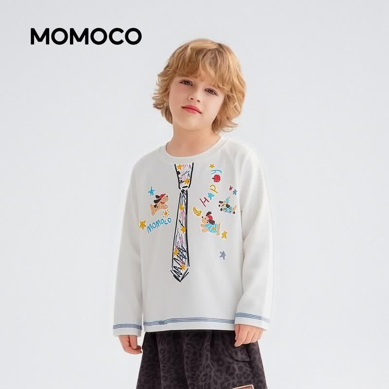 MOMOCO Boy's Long-Sleeve T-Shirt