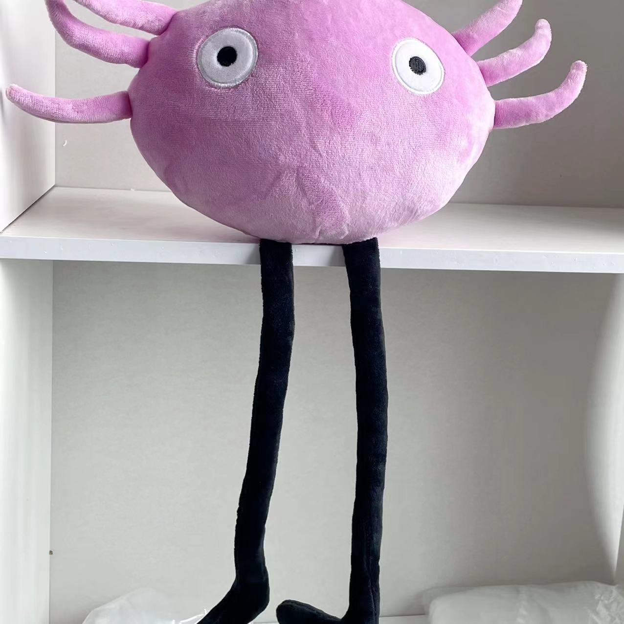 

Kinitopet Unique Plush Long Legged Salamander Electronic Pet For Imaginative Children Long Leg Purple