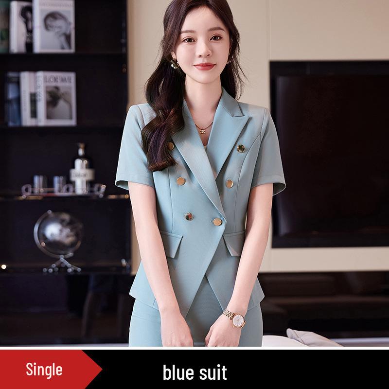 Women's Elegant Business Suit Set for Reception, Sales, or Salon Workwear