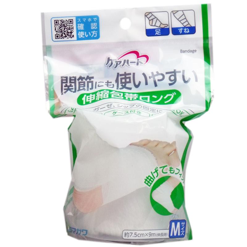 

Careheart Joint Easy-to-Use Elastic Bandage Long M Size