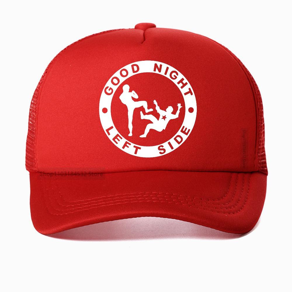 Good Night Left Side Graphic baseball cap Casual Fashion for men women hat Breathable sun hats adjustable mesh snapback hat