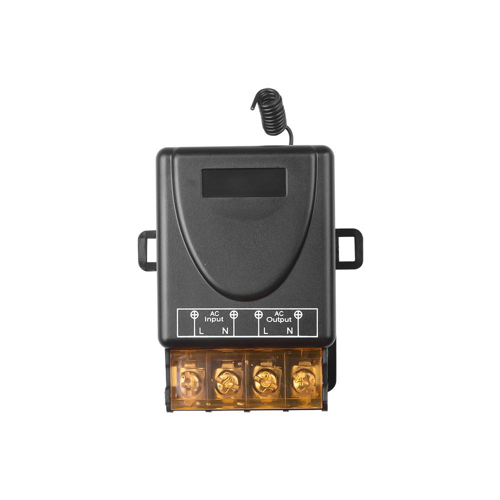 433Mhz Wireless Remote Control Switch AC 110V 220V 10A Relay 1CH Receiver Controller and 2 botton RF433 Mhz Transmitter