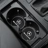 2Pcs PVC Water Cup Mat Car Coaster Anti Slip Pad Accessories For Mercedes Benz AMG GLE GLS CLS GLC CLA GLA GLK ML C197 R231 W167