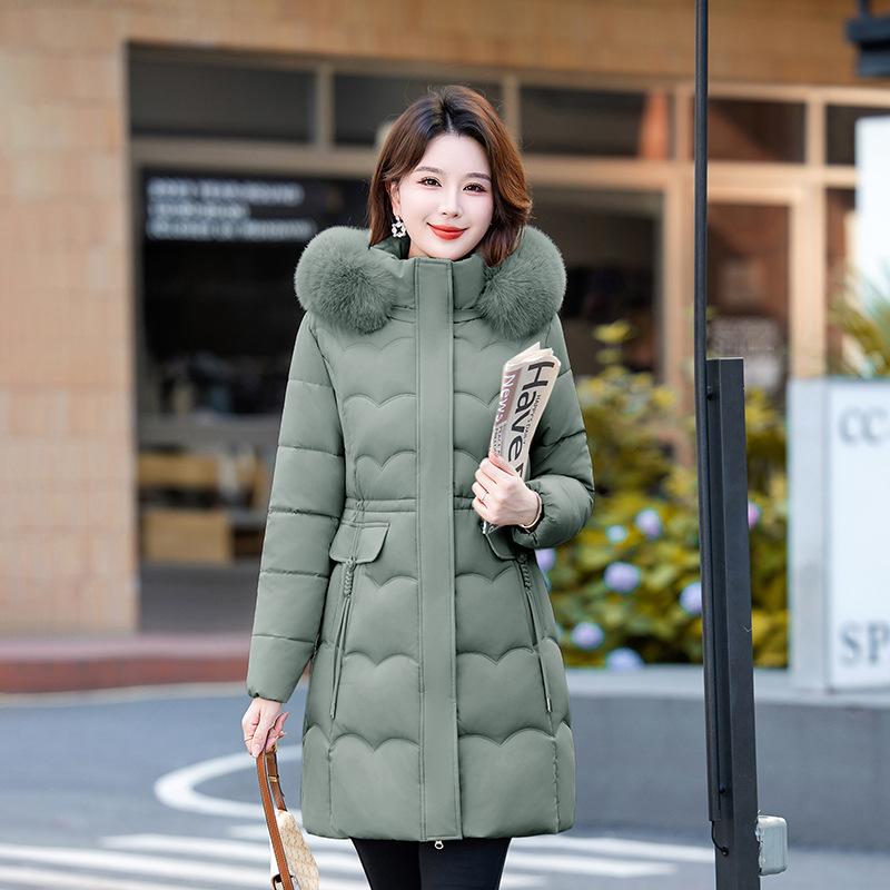 Women's Long Cotton-padded Clothes Winter New Loose Down Cotton-padded Clothes Warm Cotton-padded Jackets