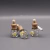 8ml Car Perfume Bottle, Cute Chrysanthemum Glass Air Vent Clip, Creative Vehicle Aroma Diffuser Decor