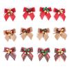 Unique Handmade Christmas Bow Ornament Set With Bells For Captivating Holiday Decor