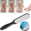 1/2pcs 304 Stainless Steel Foot File, Double Sided Callus Remover, Professional Pedicure Tool for Dead Skin & Hard Callus