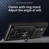 For Samsung Galaxy A16 5G/A16 4G Case PC+TPU Kickstand Phone Back Cover with Camera Slider
