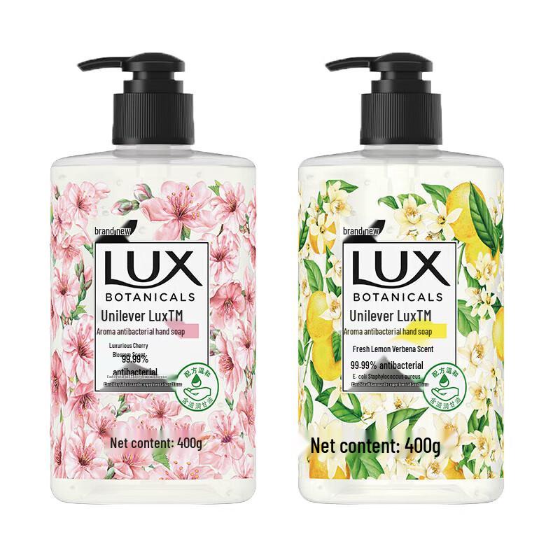 

Lux Scented Antibacterial Hand Wash (Cherry Blossom & Lemon Verbena) 400g x 2