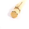 Excellent Cartier Ballpoint pen Stripe Pattern Must de Cartier Gold Used