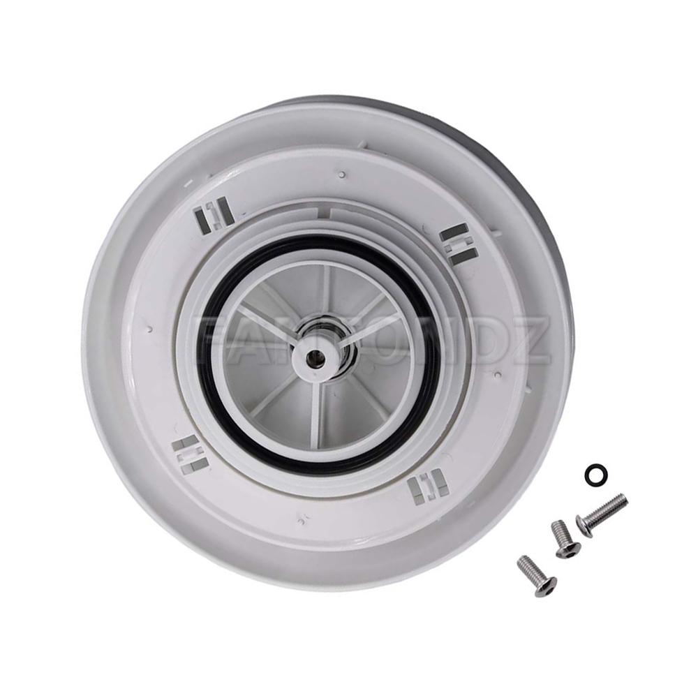 

Вентиляційний люк на дах з обертанням від вітру, низькопрофільний, роторний, для фургонів, автобусів, собачих будиночків, коней білий