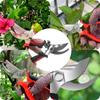 WISEUP Garden Scissors Grafting Tool Fruit Tree Pruning Shears Hand Gardening Plant Scissor Branch Pruner Trimmer Tools