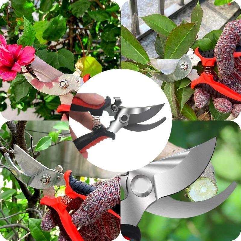 WISEUP Garden Scissors Grafting Tool Fruit Tree Pruning Shears Hand Gardening Plant Scissor Branch Pruner Trimmer Tools