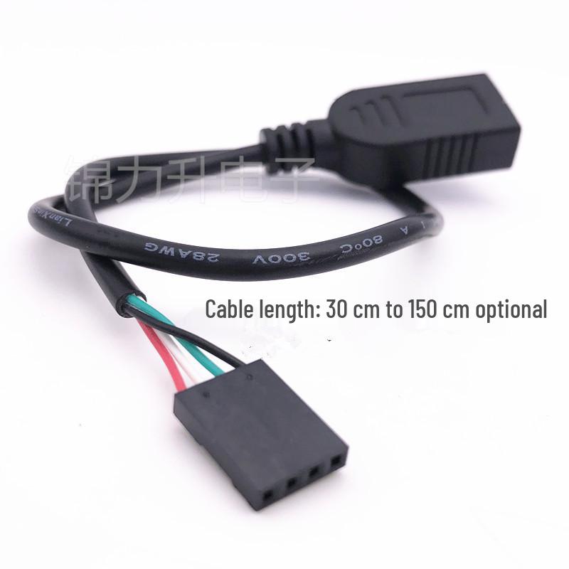 USB-Buchse zu DuPont 2,54-4P Internes Erweiterungsadapterkabel