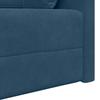 Floor Sofa Bed Blue 213 X 70 X 77 Cm Velvet
