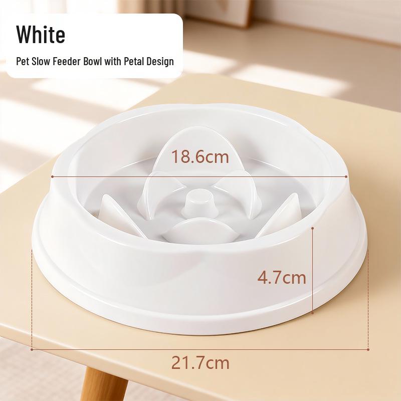 Anti-Choking Non-Slip Pet Feeding Bowl - Slow Feeder for Cats & Dogs