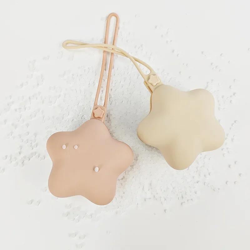 1PC Baby Pacifier Holder Bag Food Grade Silicone Infant Portable Soother Container Box Nipple Storage Box Cases Accessories