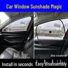 Auto-Saugnapf-Sonnenschutzvorhang für Seiten- und Heckscheiben - Dichter Netz-Sonnenschutz
