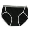 Japanese Cotton Women's Mid-Waist Sporty Color Block Triangle Panties
