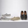 2026 Summer Men Canvas Shoes Espadrilles Breathable Casual Shoes Men Loafers Comfortable Ultralight Lazy Boat Shoes Big Size 47