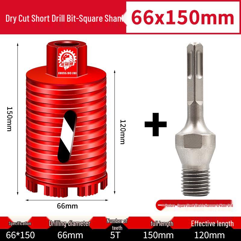 Compact Electric Hammer Water Drill Bit Set for Sharp Hole Opening in Range Hood, Wire Box, and Wall.