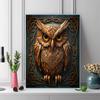 Vintage owl Pattern  3pcs 100% Round Full Drill 5D DIY Diamond Painting Embroidery Cross Stitch Rhinestone Décor