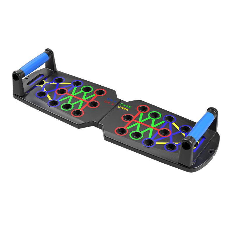 Multifunctional Chest & Muscle Training Board with Push-Up & Dips Stand