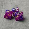 3Pcs/set Rune Dice 8-sided Colored Polyhedral Dice Constellation Mysterious Erudite Luck Dice for Party Playing Cards Board Game