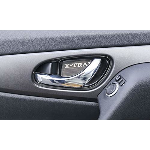 Full set of 4 inner handle covers specifically designed for Nissan X-TRAIL T32 Made of stainless steel! Mirror finish interior panel (silver)
