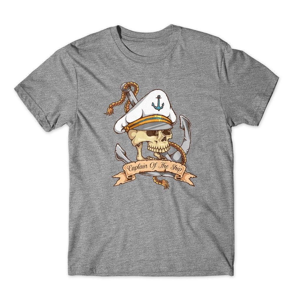 

Sea Captain T-Shirt. 100% Cotton Premium Graphic Tee New XL