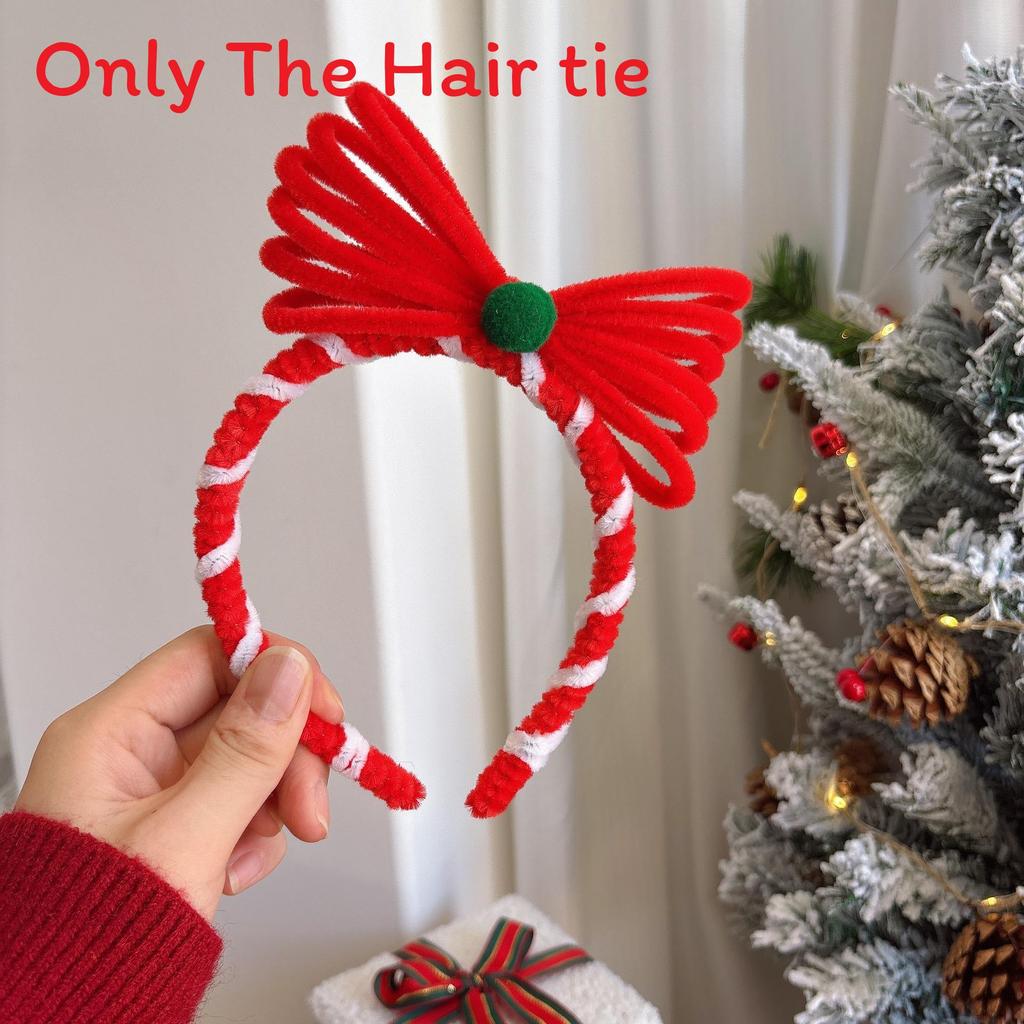 Christmas Elements Headband With Cartoon Reindeer And Snowman For Holiday Celebrations
