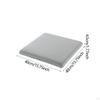 Square Chair Cushion Pad Breathable 15.75x15.75x1.77" Memory Foam Seat Non Slip Bottom