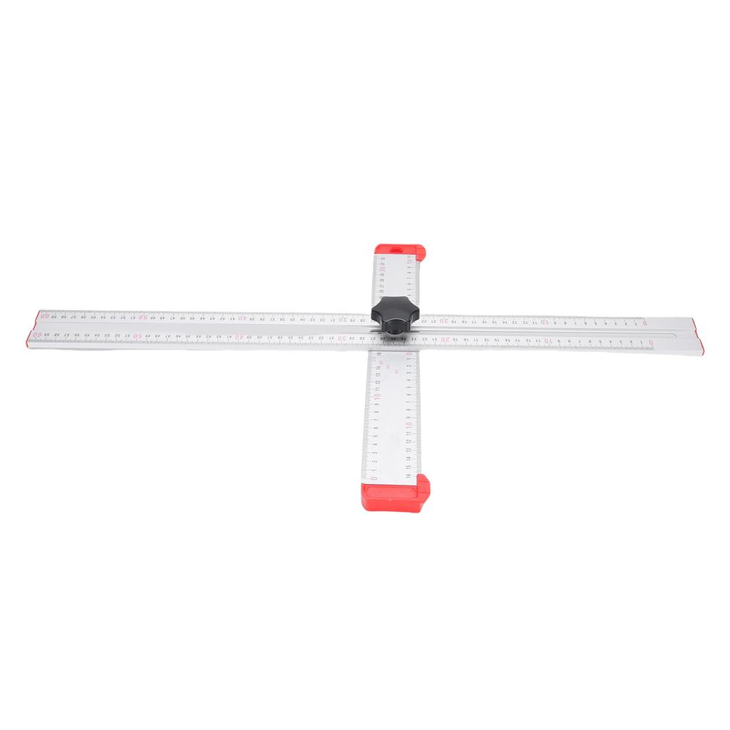 Righello di Posizionamento per Foratura da 60 cm Lega di Alluminio Scale Trasparenti Righello di Misurazione Multi Angolo Jig per Ferramenta per Mobili