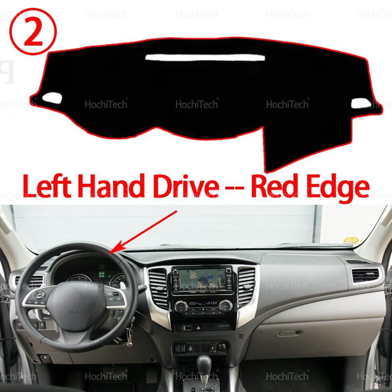 For Fiat Fullback 2016- Dashboard Cover Avoid Light Anti-Slip Anti-dirty Mat Pad Sunshade Dashmat Protect LHD RHD