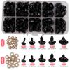 Set Safety Nose Eyes For Crochet Bear Dolls DIY Making Accessories Triangle Nose Plastic Eyes Hangmade Supplies