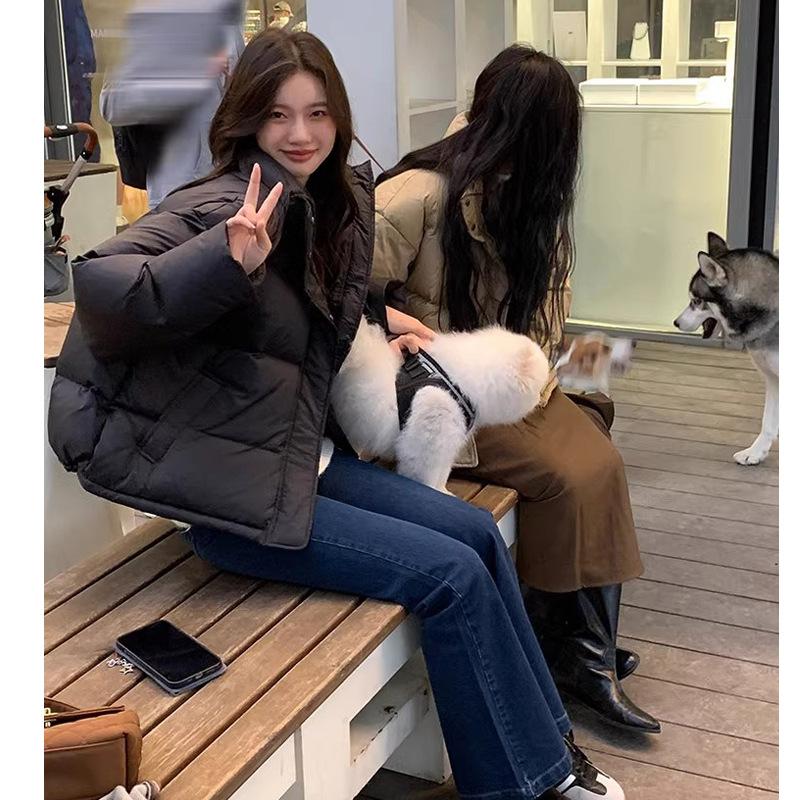 Cotton Clothing Women's Short 2025 New Thickened Padded Jacket ins Casual Versatile Korean Loose Down Cotton Jacket Winter Jacket