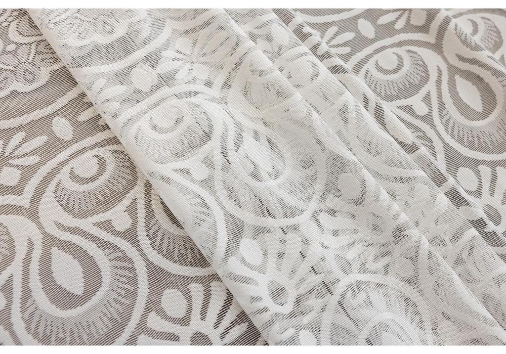 Tenda a Pannello in Pizzo Jacquard Europeo Trasparente: Traspirante, Facile da Pulire, Pronto per l'Asta, Perfetto per Soggiorno e Camera da Letto.