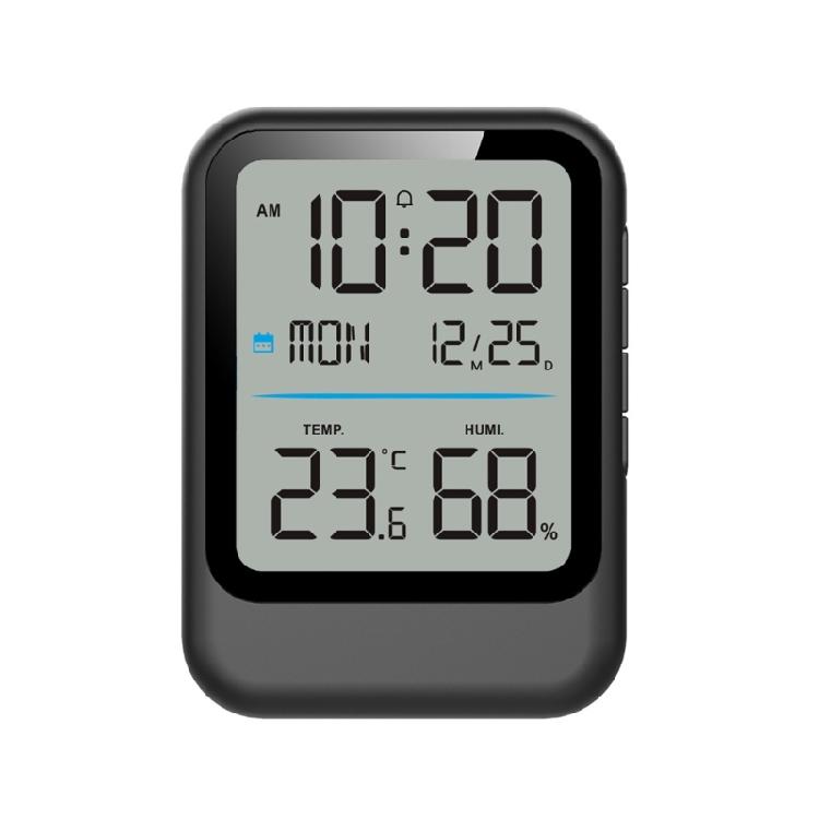 

Alarm Clock With Hygrometer Thermometers And Temperature Unit Conversion For Home Office чорний