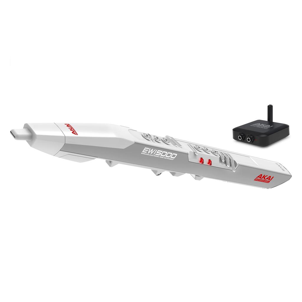 Akai Professional EWI 5000 Wind Electronic Wind Wireless Sound Breath White Synthesizer, Instrument, Operation, Built-in Library, Sensor,