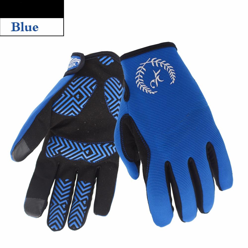 

Зимние длинные сенсорные перчатки для езды на мотоцикле с сенсорным экраном, дышащие и теплые, для мужчин и женщин XL синий